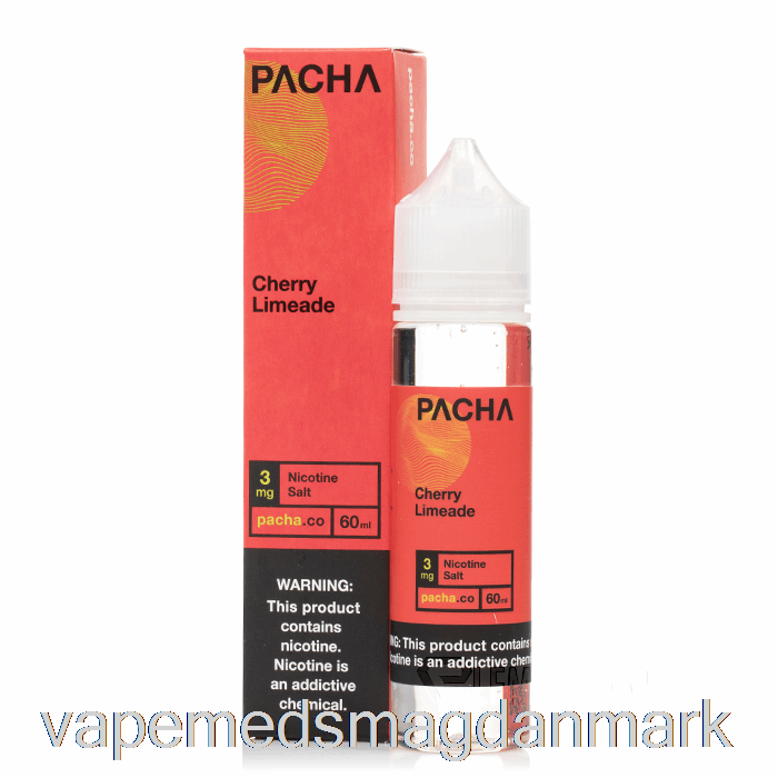 Vape Væske Kirsebær Limeade - Pacha - 60ml 3mg